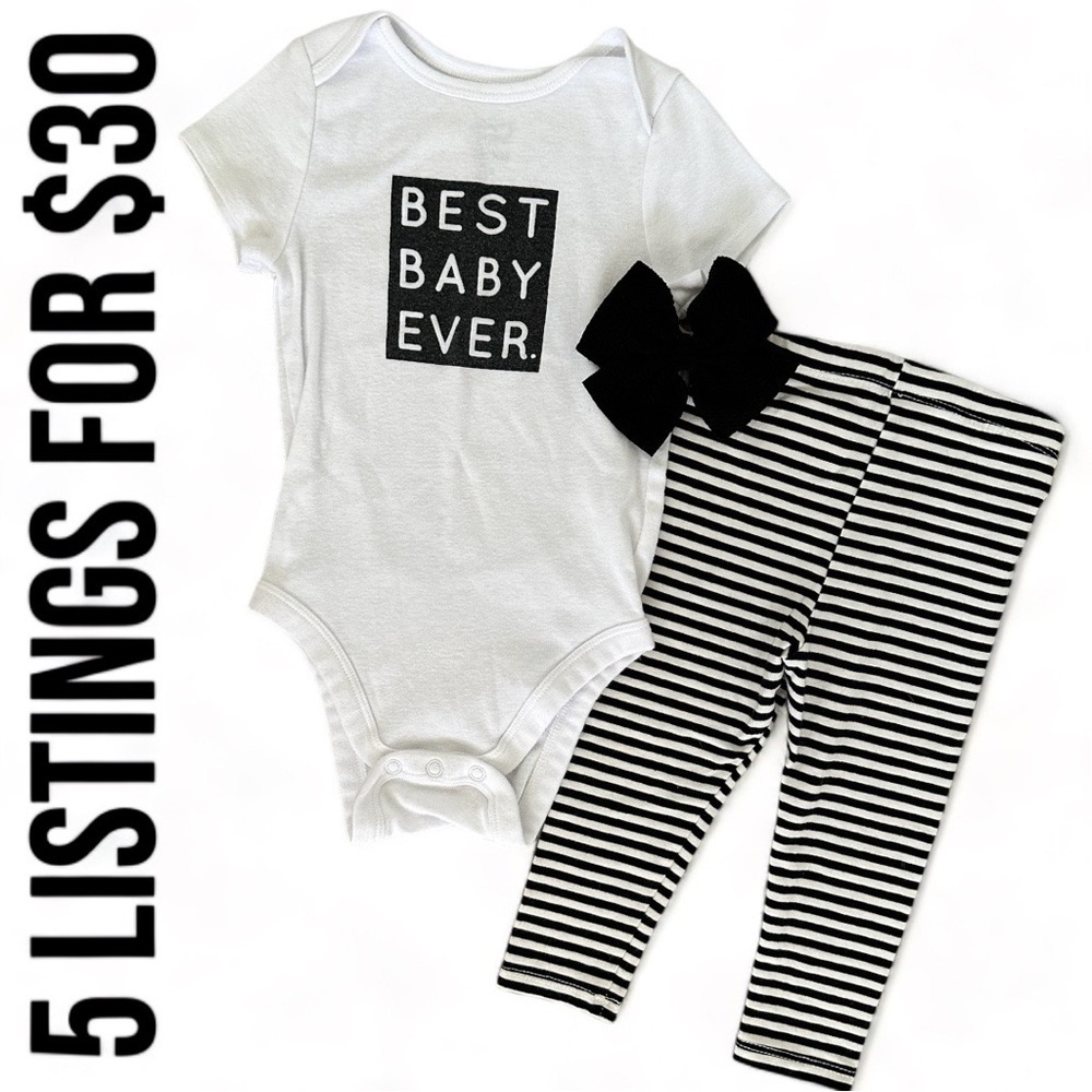 Baby girl 18 month matching outfit set 3 pieces